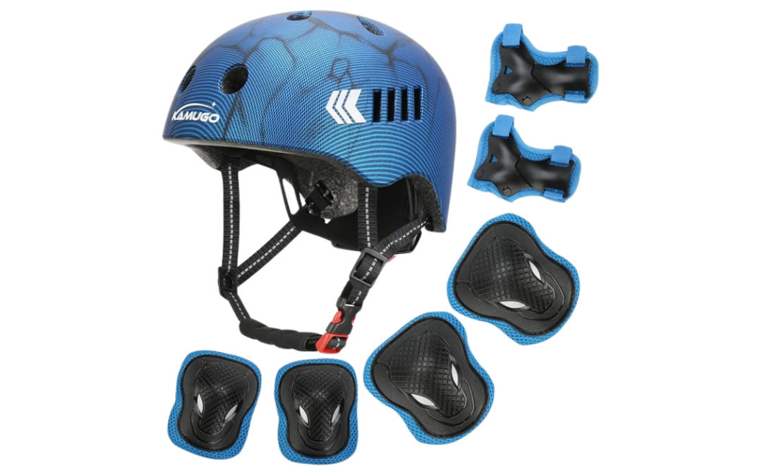 Kids Bike Helmet Set | Safety Awareness | Gross Motor Skills | Confidence Building | Protective Gear (3-8)