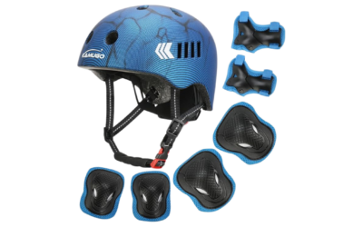 Kids Bike Helmet Set | Safety Awareness | Gross Motor Skills | Confidence Building | Protective Gear (3-8)