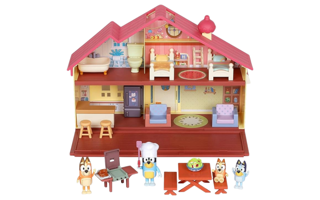 Bluey Mega Bundle Playset | Imaginative Play | Fine Motor Skills | Social Skills | Role-Playing Fun (3+)