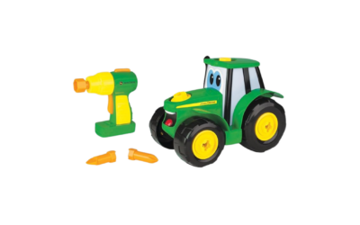 John Deere Tractor & Drill Toy Set | Fine Motor Skills | Cognitive Development | Imaginative Play | Hands-On Learning (3+)