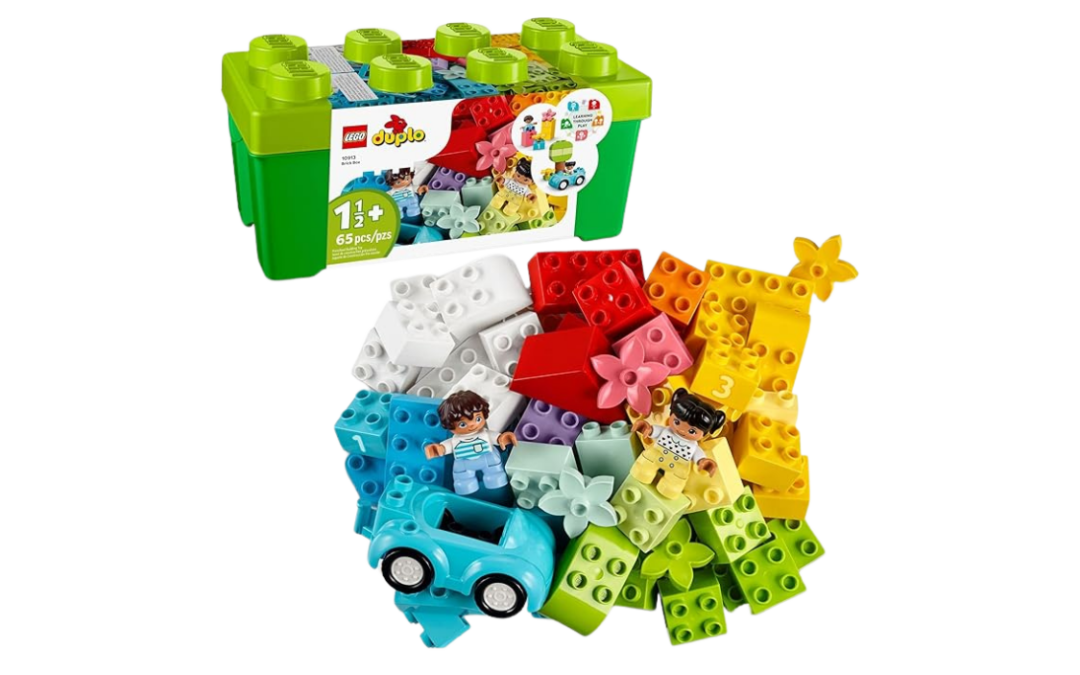 Duplo Classic Brick Box | Fine Motor Skills | Cognitive Development | Imaginative Play | Creative Building (18M+)