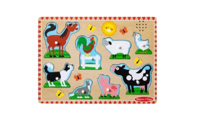 Farm Animals Sound Puzzle | Fine Motor Skills | Auditory Processing | Cognitive Development | Interactive Play (2+)