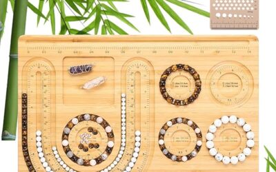 ZDLS Wooden Beading Board | Precision Beading Tray for Jewelry Making | Organized Workspace for Crafting