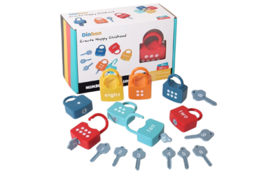 Learning Locks & Keys Toy | Fine Motor Skills | Cognitive Development | Number Recognition | Problem-Solving Fun (3+)