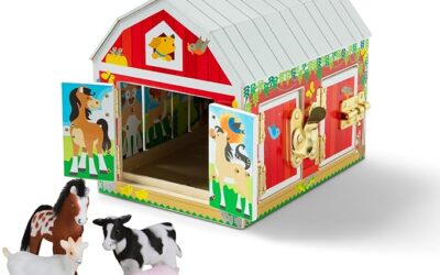 Latches Barn Toy | Fine Motor Skills | Problem-Solving | Imaginative Play | Interactive Exploration (3+)