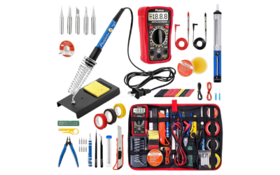 60W Soldering Iron Kit | Complete Electronics Repair Set | Fine Motor Skills & Precision | Problem-Solving & Critical Thinking | STEM Learning for Hobbyists & Beginners