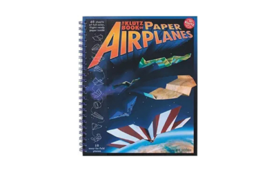 Klutz Book of Paper Airplanes Craft Kit | Fine Motor Skills | Problem-Solving & Spatial Awareness | Creativity & Persistence | Fun Engineering Activity (Ages 8+)