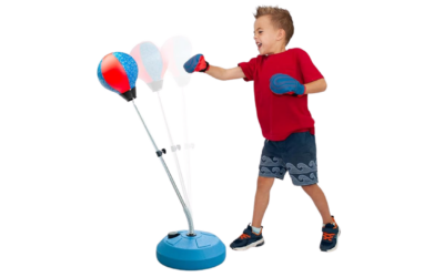 TechTools Punching Bag Set for Kids | Gross Motor Skills | Hand-Eye Coordination | Physical Fitness & Emotional Regulation | Fun Active Play (Ages 4+)