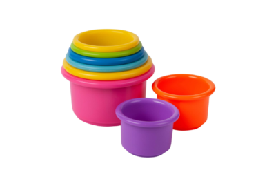 Stack & Count Stacking Cups | Fine Motor Skills | Cognitive Development | Sensory Play | Bath Time Fun (6M+)