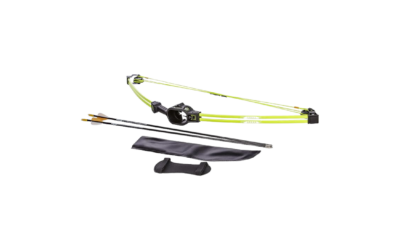 Bear Archery Spark Youth Bow Set | Gross Motor Skills | Focus & Concentration | Hand-Eye Coordination | Beginner Archery Fun (Ages 5+)