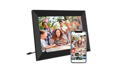 FRAMEO 10.1 Inch Smart WiFi Digital Photo Frame | Social Connection | Technology Skills | Memory & Storytelling | Family Engagement Gift