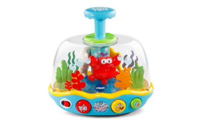 VTech Learn & Spin Aquarium | Interactive Ocean Toy for Toddlers (Ages 9+ Months)