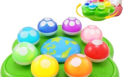 BEST LEARNING Mushroom Garden | Light-Up Educational Toy for Colors, Numbers & Music (Ages 1-3)