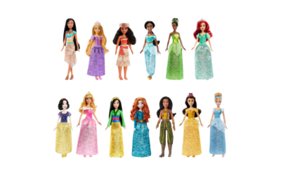 Disney Princess Fashion Doll Set | Exclusive 13-Doll Collection | Sparkling Outfits & Accessories (Ages 3+)