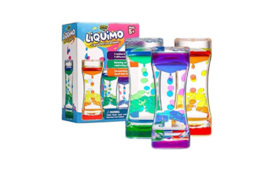 Liquimo Liquid Motion Bubbler | Sensory Calming Toy for Kids & Adults (3-Pack)