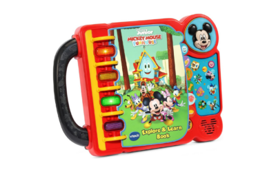 Mickey Mouse Funhouse Explore & Learn Book | Interactive VTech Storybook for Kids (Ages 2-5)