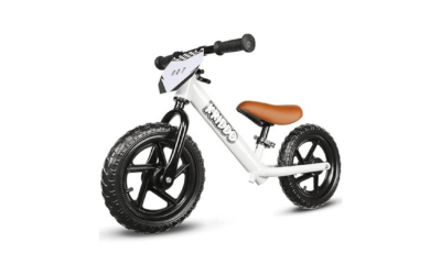 KRIDDO Toddler Balance Bike | 12-Inch Push Bicycle for Ages 2-5 with Adjustable Seat & Customizable Plate