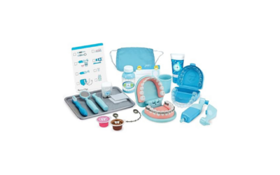 Dentist Play Set | Melissa & Doug Super Smile Kit | Pretend Play Teeth & Tools for Kids (Ages 3+)