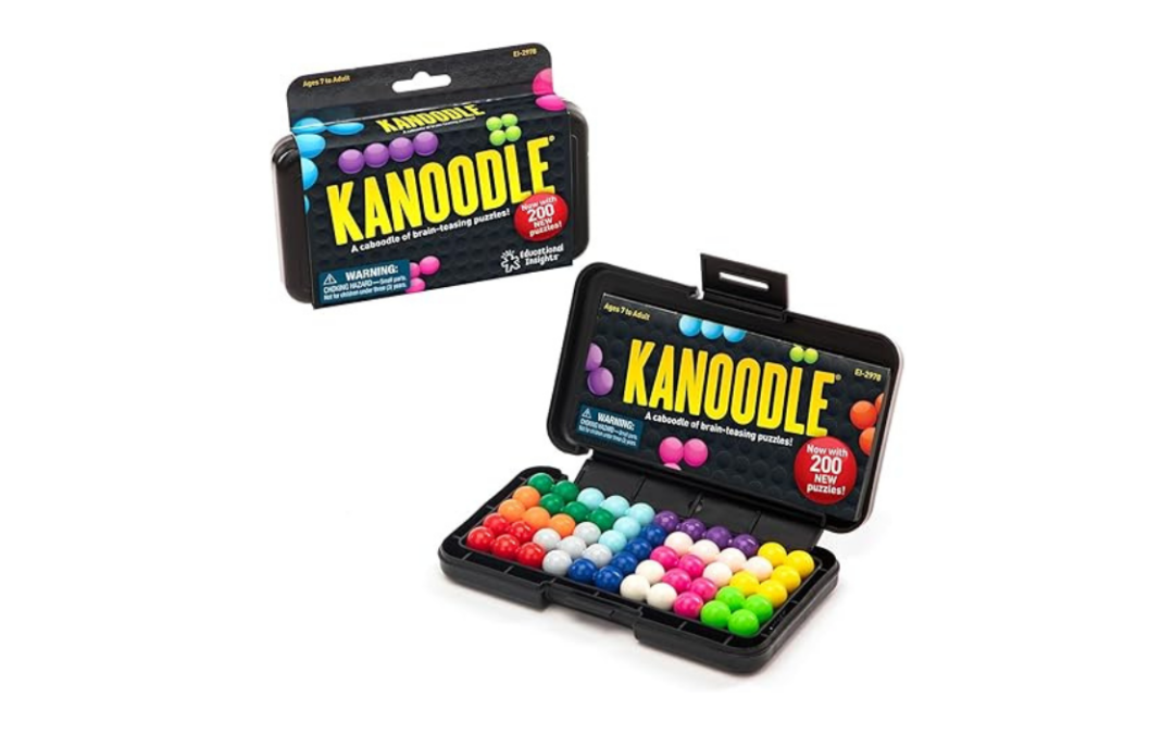 Educational Insights Kanoodle 3D Brain Teaser Puzzle – Brain Games for Kids & Adults (Ages 7+)