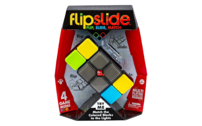 Flipslide Electronic Handheld Game – Addictive Color-Matching Puzzle with 4 Game Modes (Ages 8+)