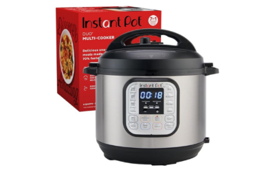 Instant Pot Duo 7-in-1 Electric Pressure Cooker – 6 Quart Stainless Steel Multi-Cooker with App Featuring 800+ Recipes