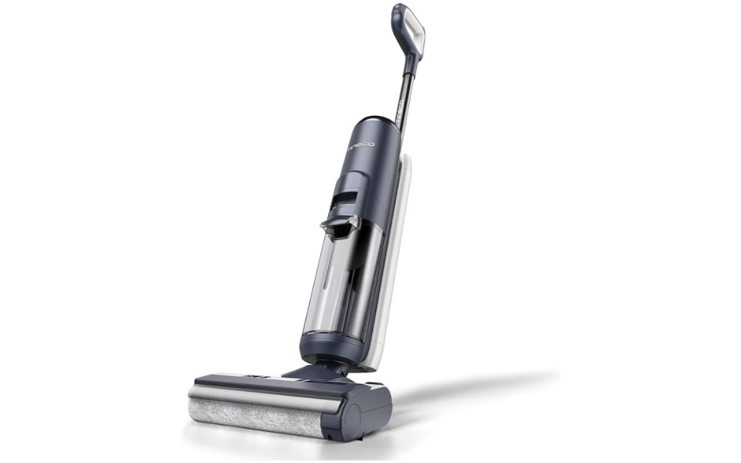 Tineco Floor ONE S5 Smart Cordless Wet Dry Vacuum and Mop – Long Run Time, Digital Display, Perfect for Sticky Messes & Pet Hair, Blue